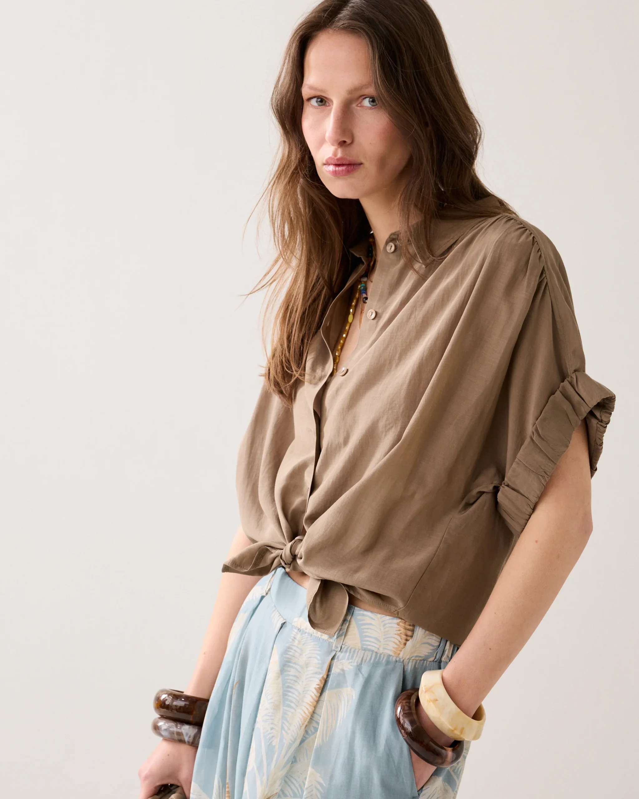 Summum Blouse Glanzend