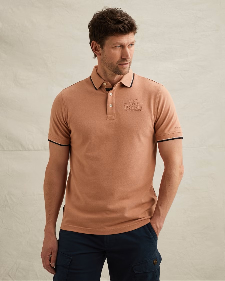 PME Legend Piqué Polo met Artwork