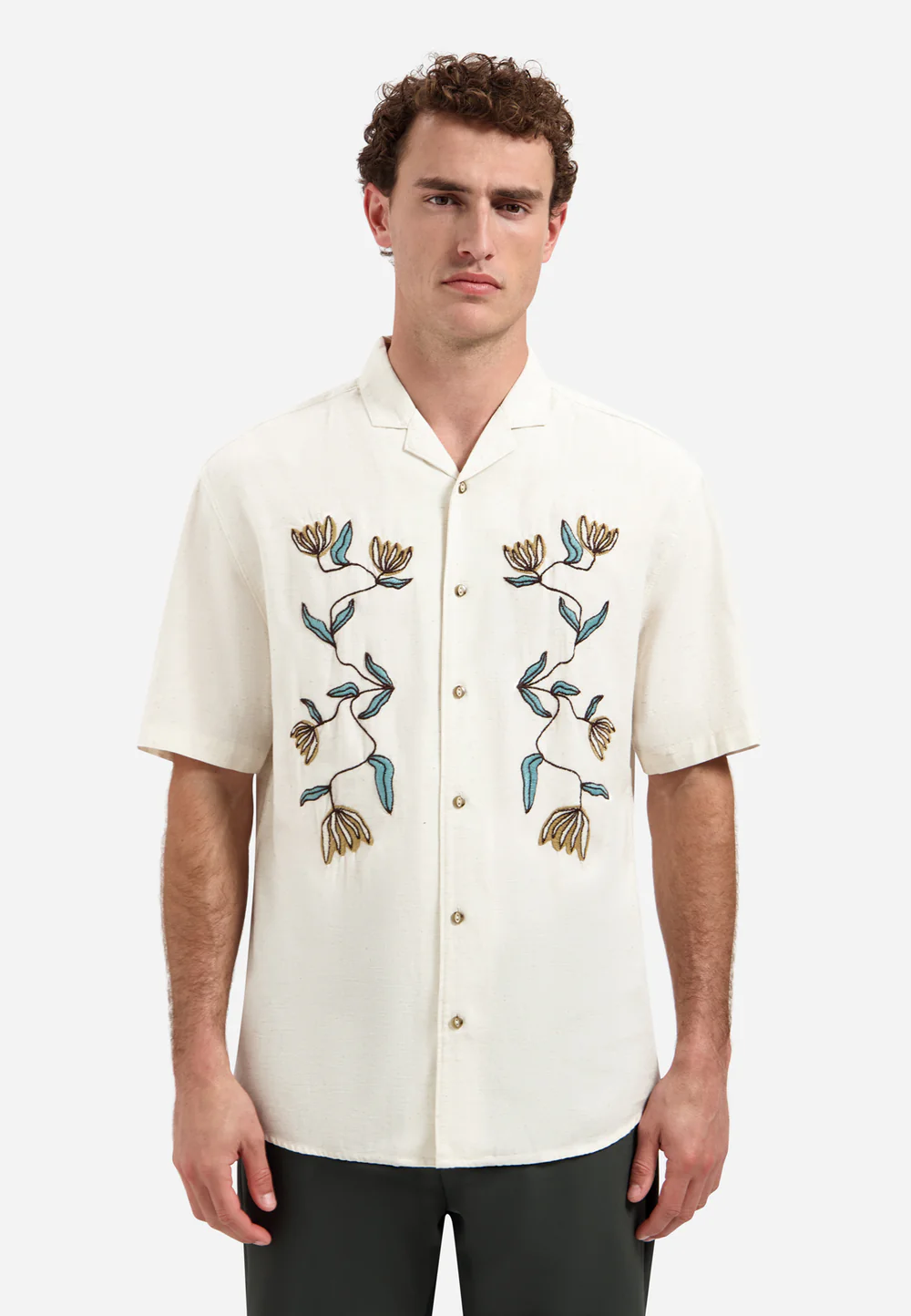 No Excess Shirt/Overhemd met Flower Print