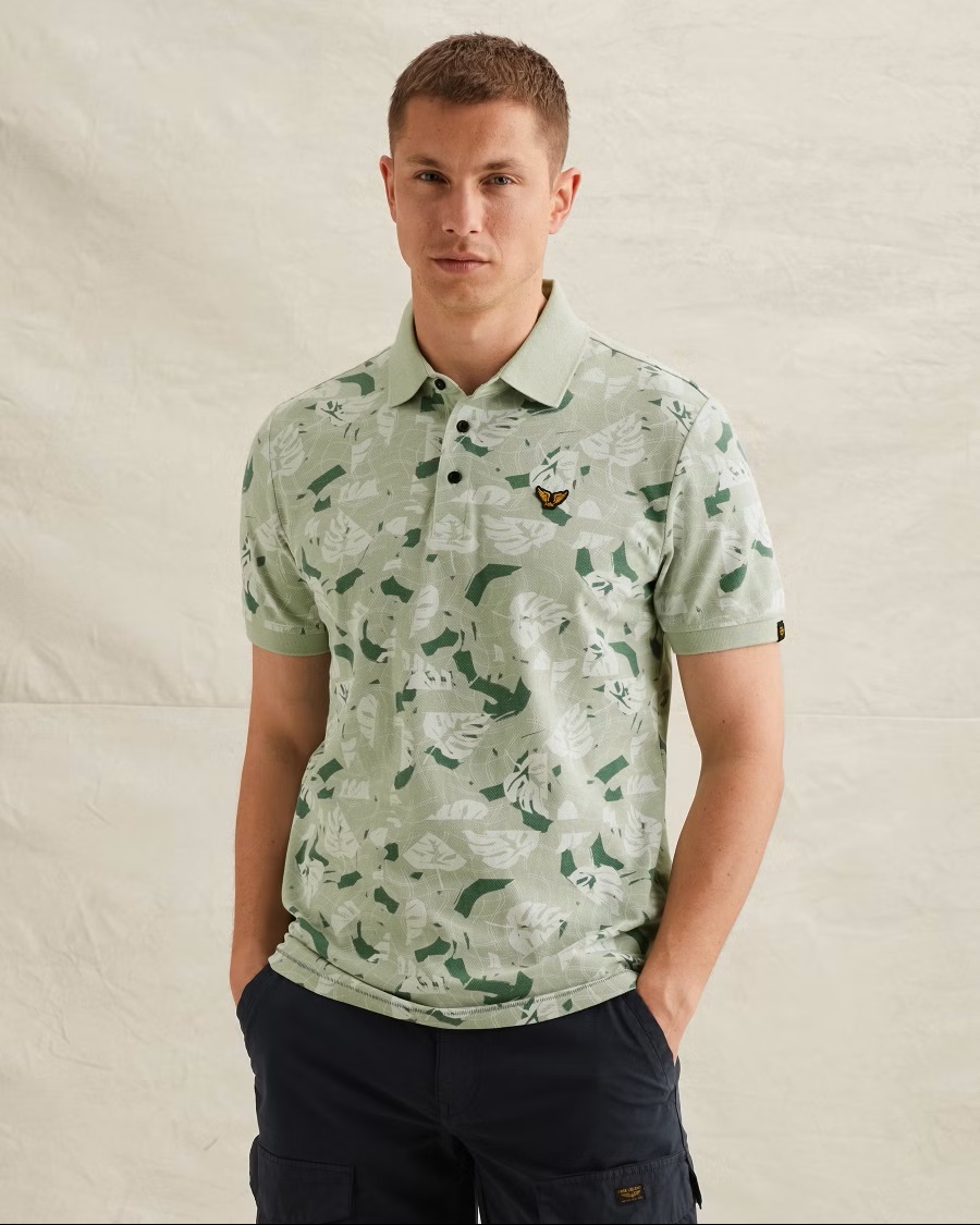 PME Legend Polo met Allover Print