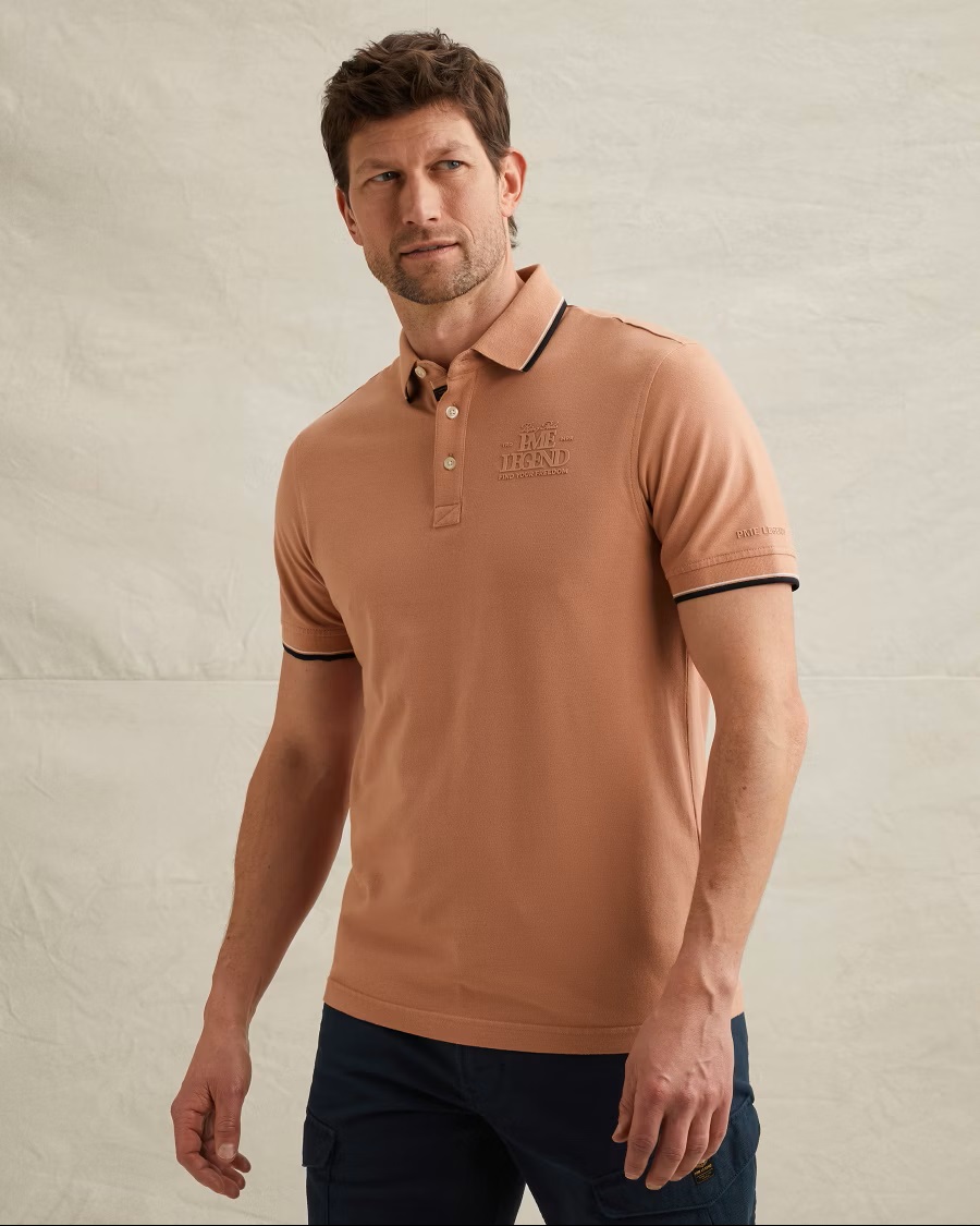 PME Legend Piqué Polo met Artwork - Afbeelding 2