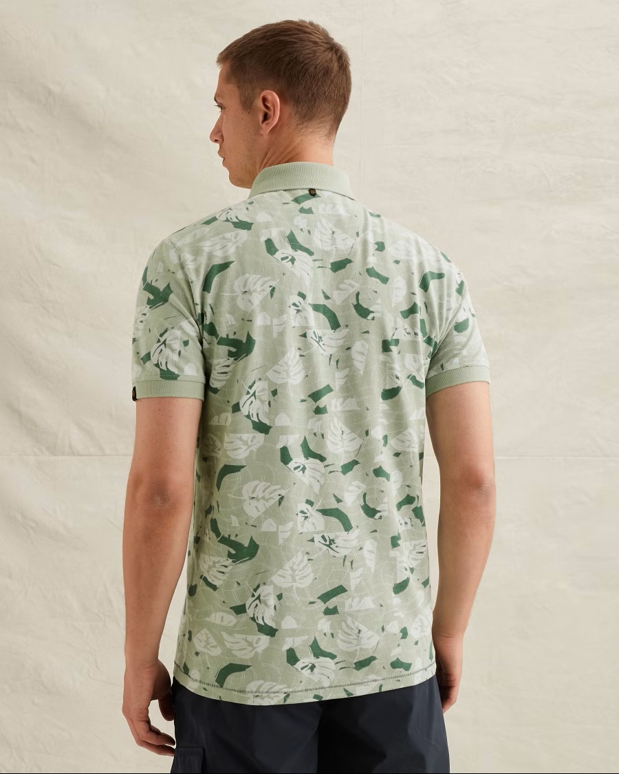 PME Legend Polo met Allover Print - Afbeelding 2