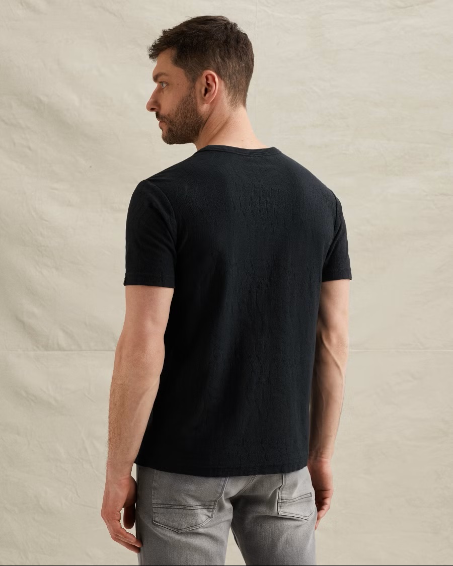 PME Legend T-Shirt met Jaquardpatroon - Afbeelding 2