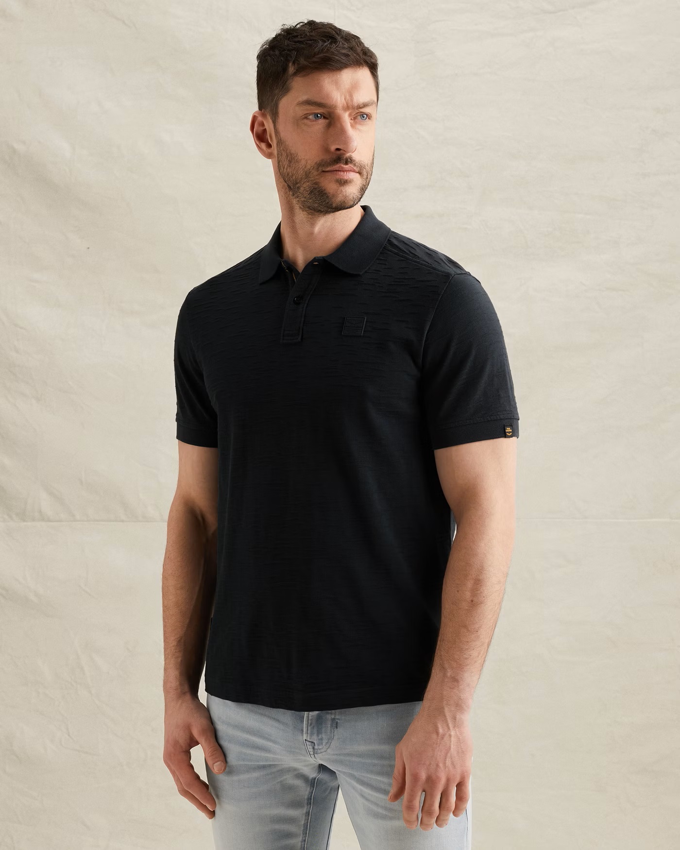 PME Legend Polo met Jaquard Patroon - Afbeelding 3