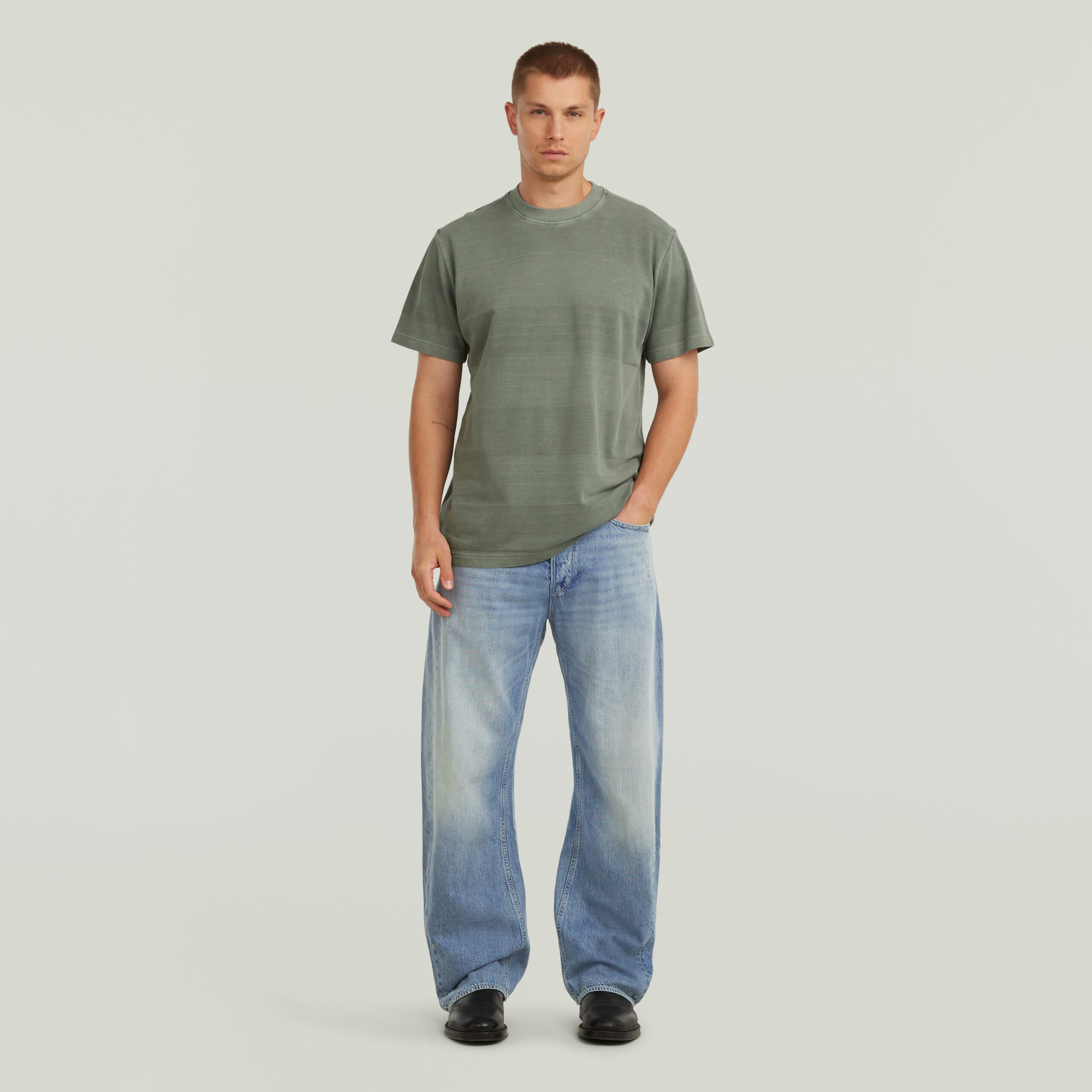 G-Star Washed Jacquard T-Shirt - Afbeelding 3