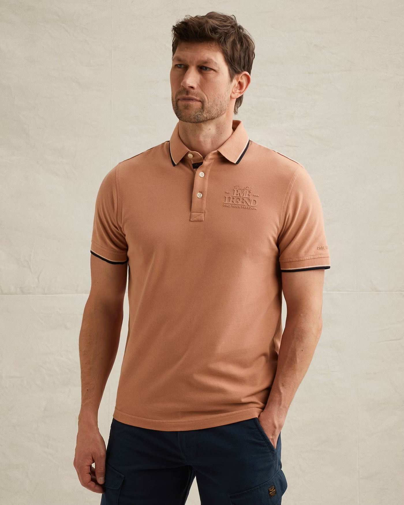 PME Legend Piqué Polo met Artwork - Afbeelding 3