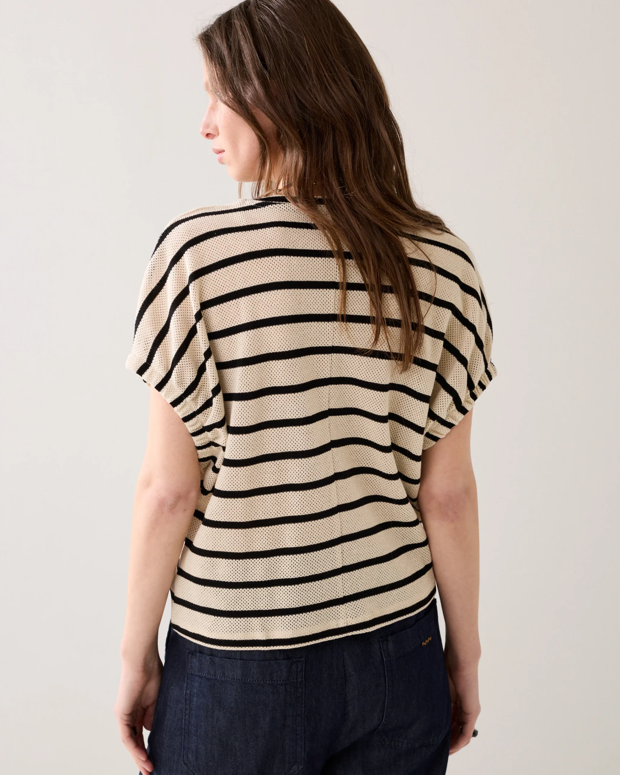 Summum Gestreepte Top Mesh - Afbeelding 3