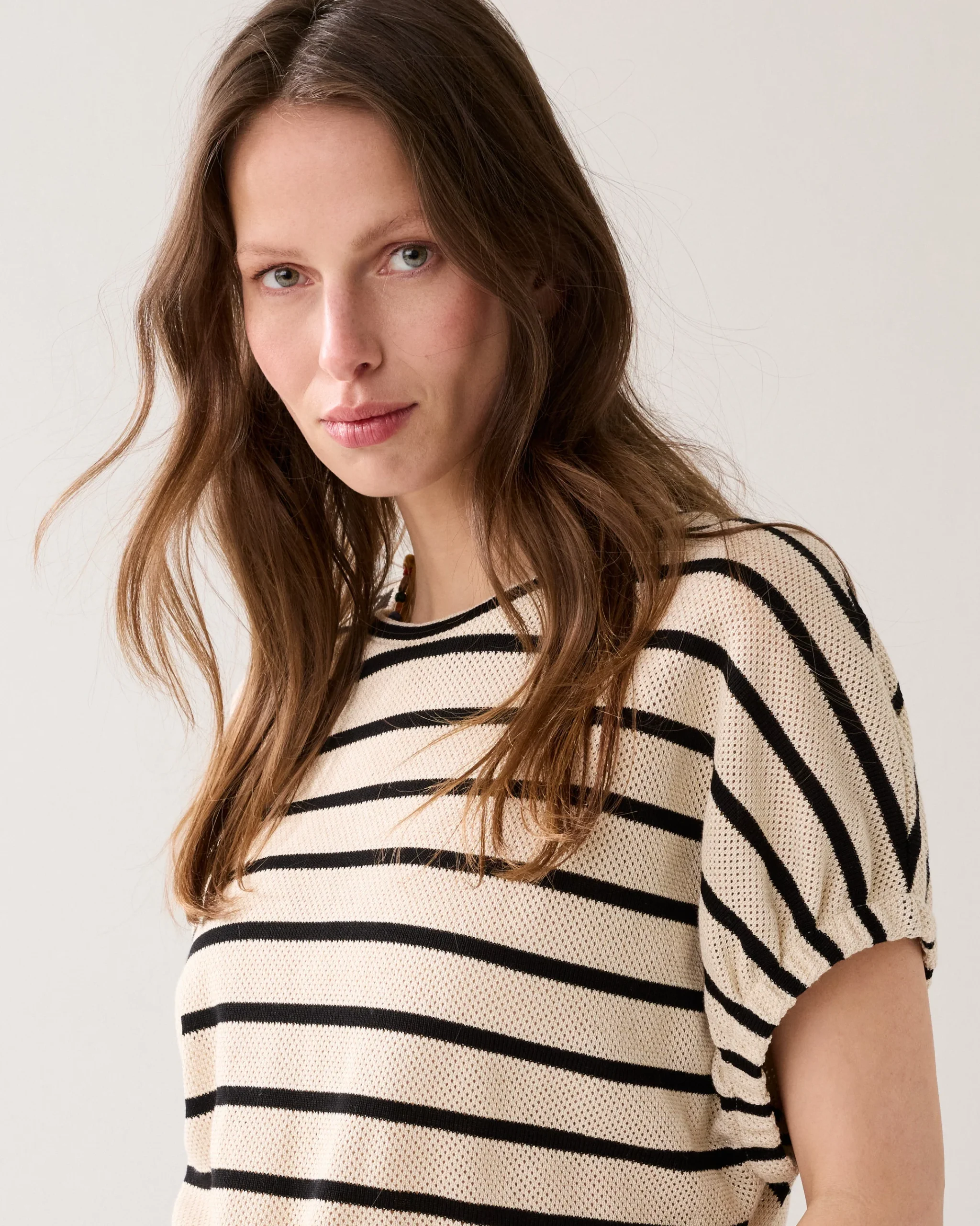Summum Gestreepte Top Mesh - Afbeelding 4