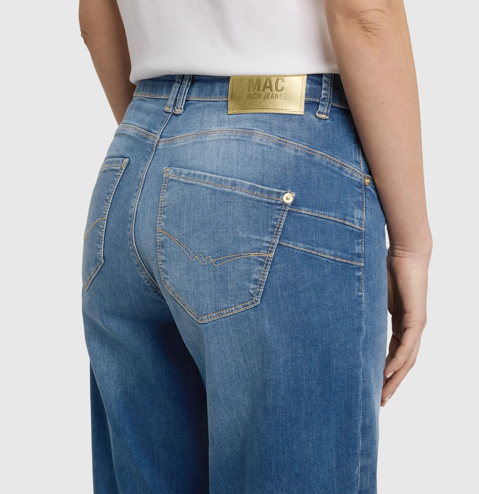 Mac Rich Palazzo Jeans - Afbeelding 4