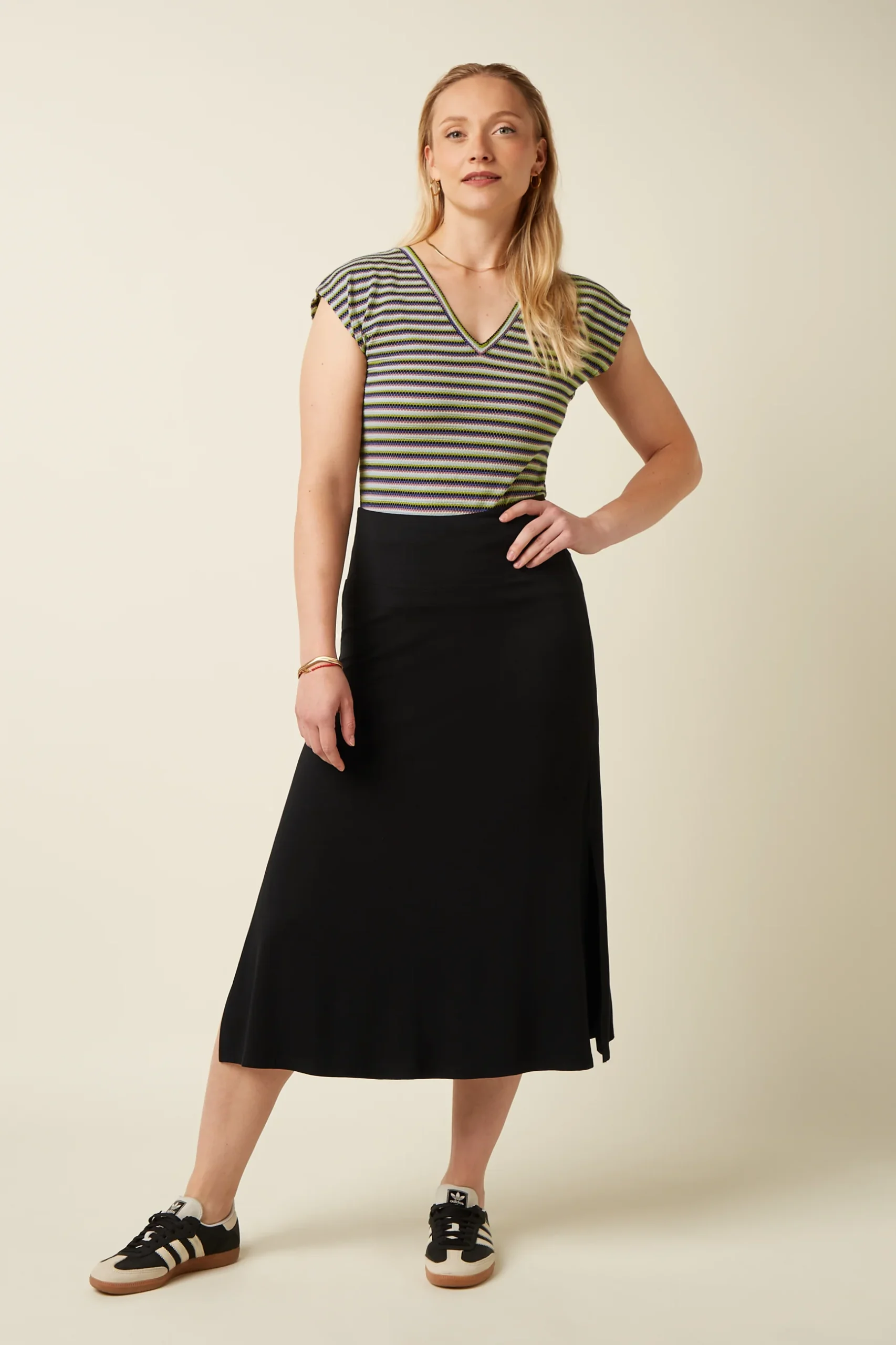 King Louie Border Midi Rok Silva