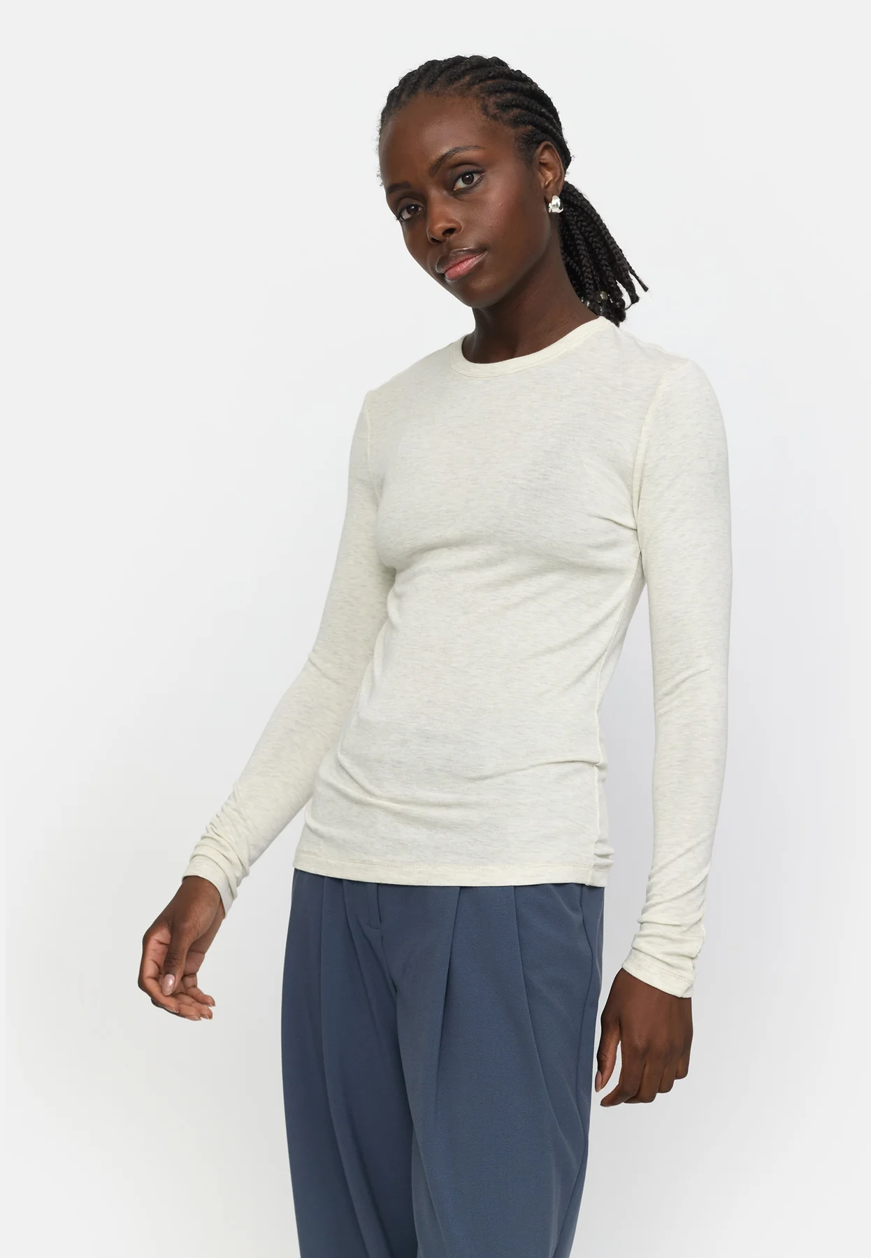Soft Rebels Roman Gebreide Top - Afbeelding 3