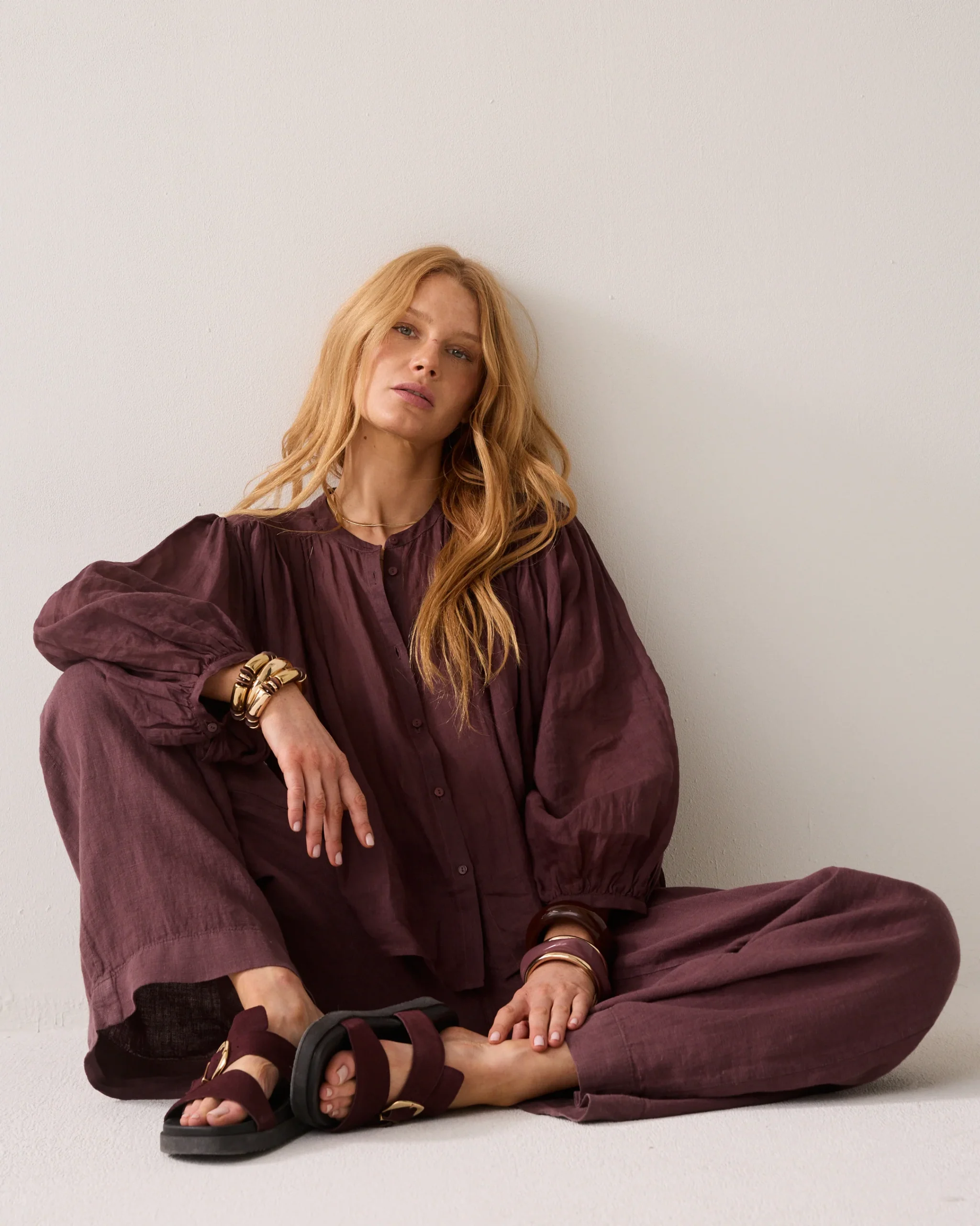 Summum Korte Blouse Linnenlook - Afbeelding 6