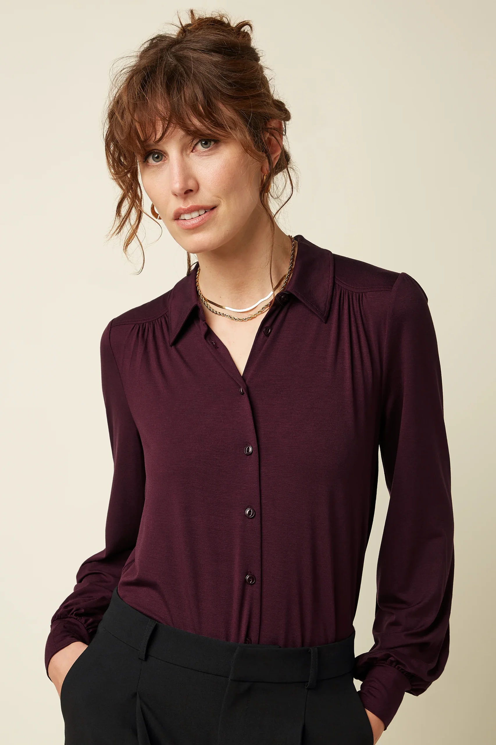 King Louie Carina Blouse Viscose Light