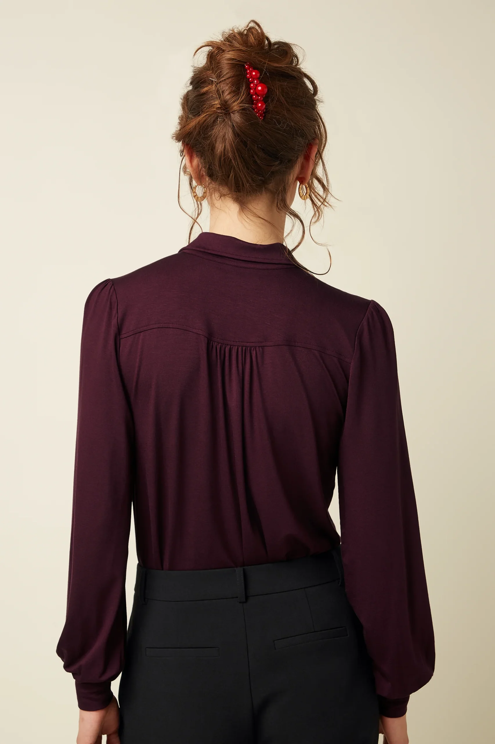 King Louie Carina Blouse Viscose Light - Afbeelding 2
