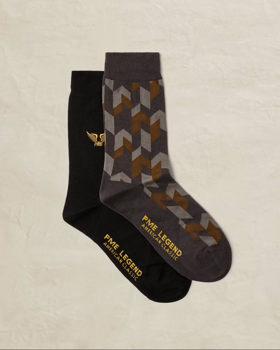 PME Legend 2-Pack Sokken met Allover Print
