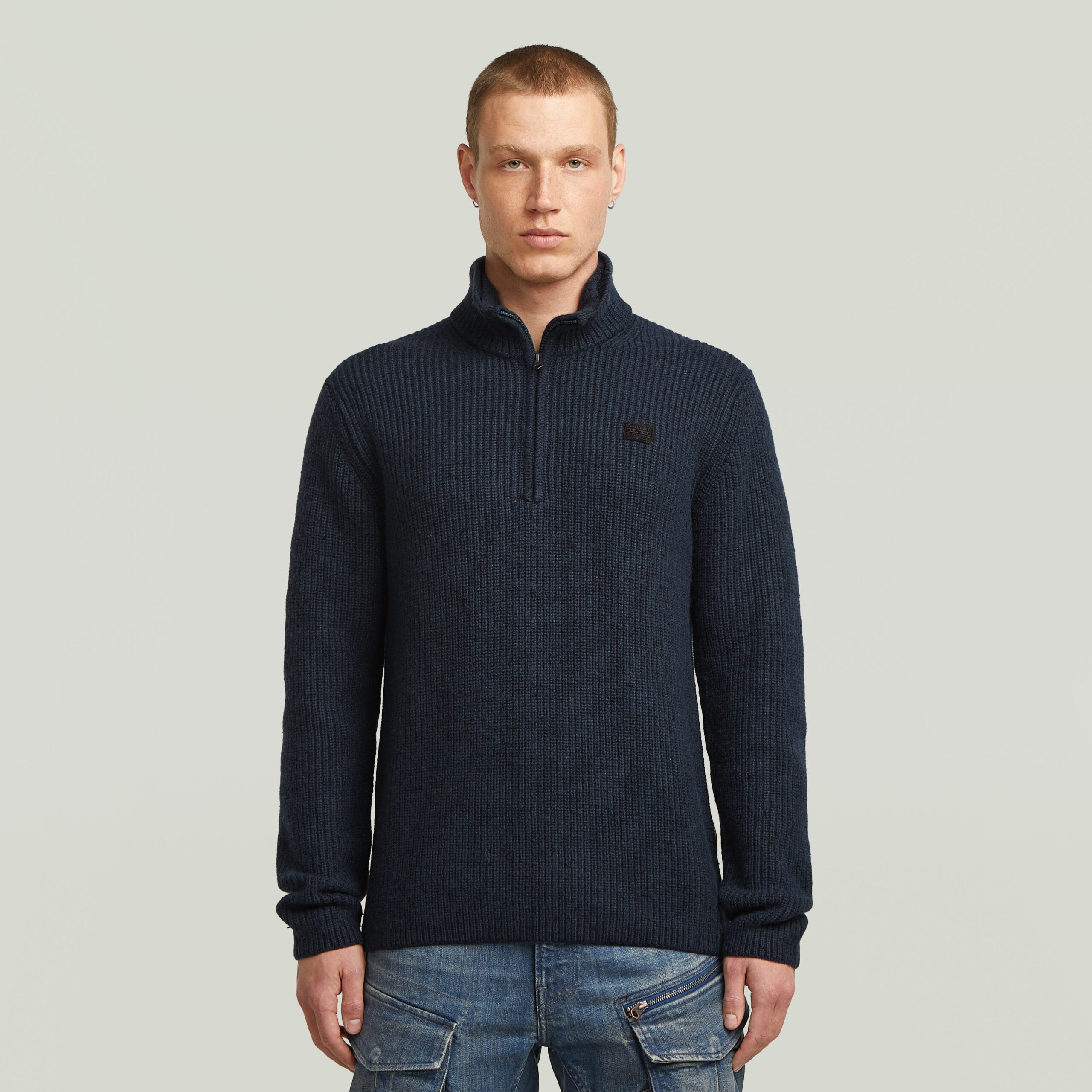 G-Star Double Collar Half Zip Trui - Afbeelding 5