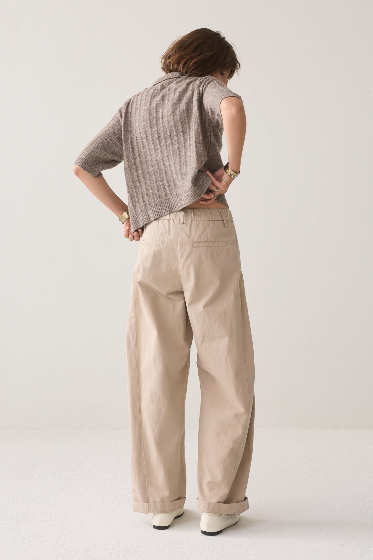 Summum Cocoonfit Broek met Stolpplooi - Afbeelding 3