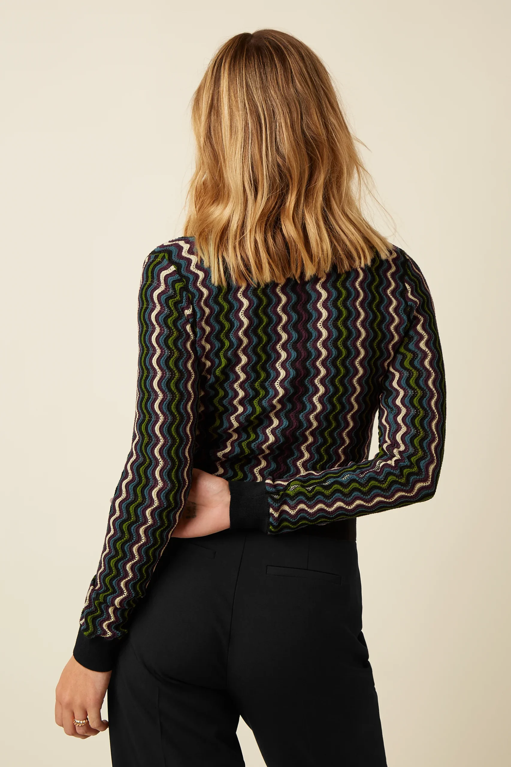 King Louie Lena Cardi Wyler Vest/Top - Afbeelding 3