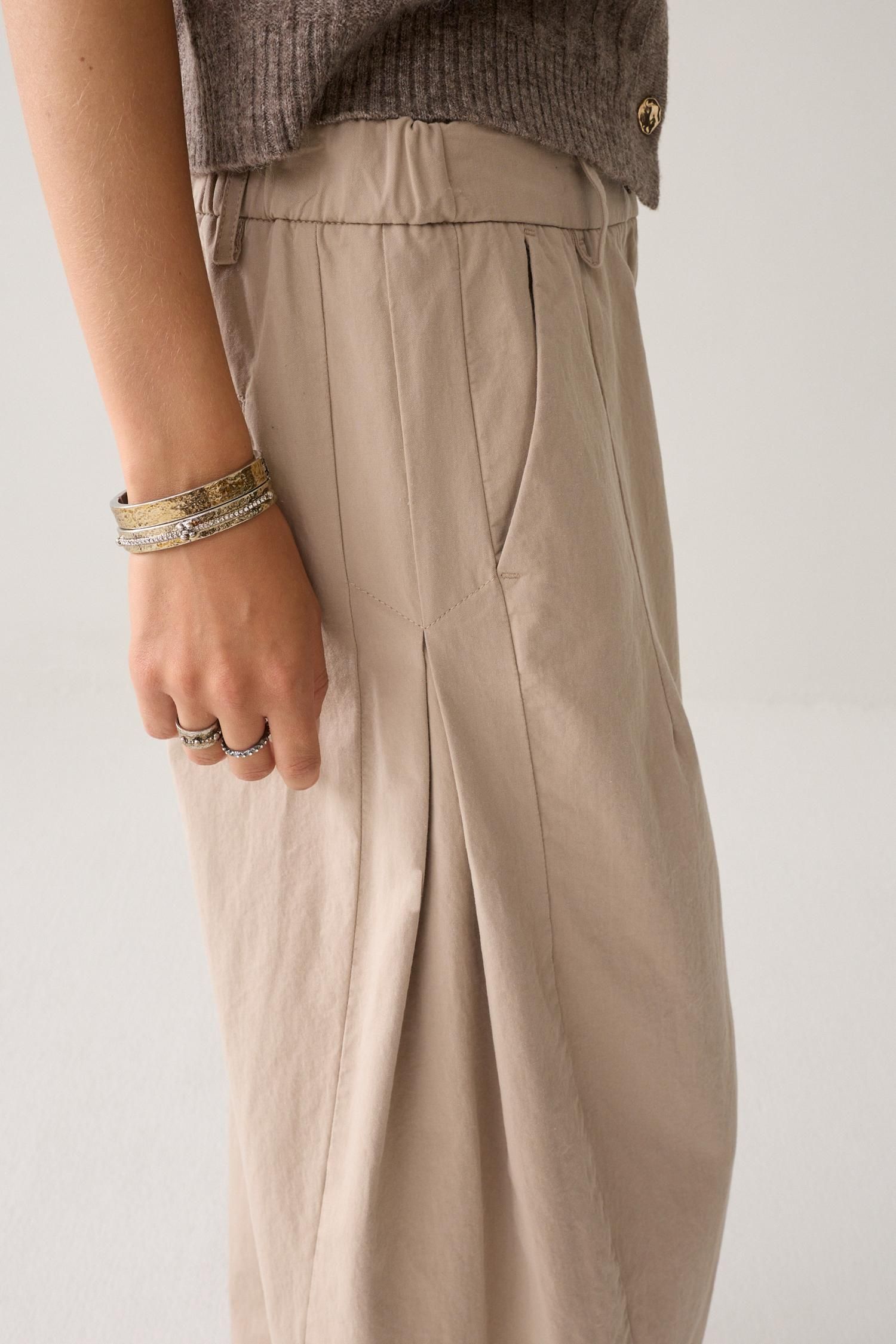 Summum Cocoonfit Broek met Stolpplooi - Afbeelding 4