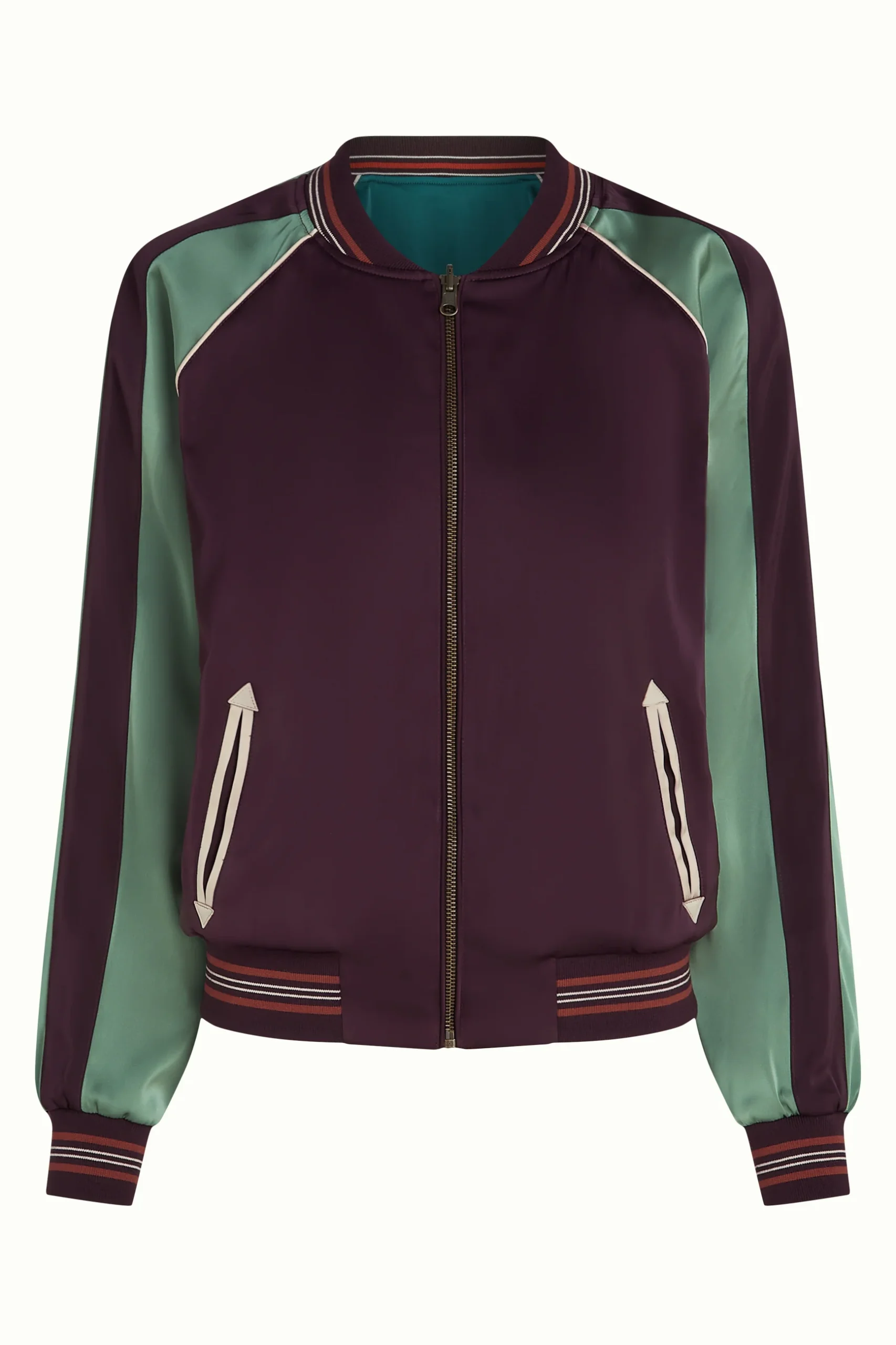 King Louie Bomber Jacket Dusk Satin - Afbeelding 3