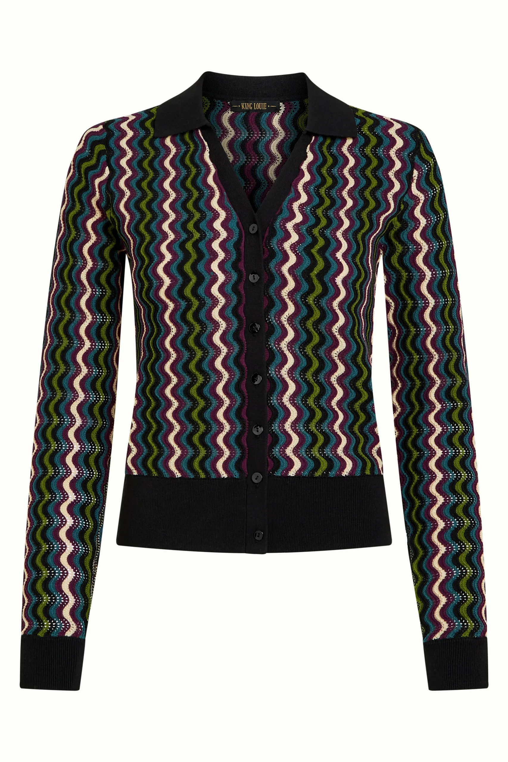 King Louie Lena Cardi Wyler Vest/Top - Afbeelding 4