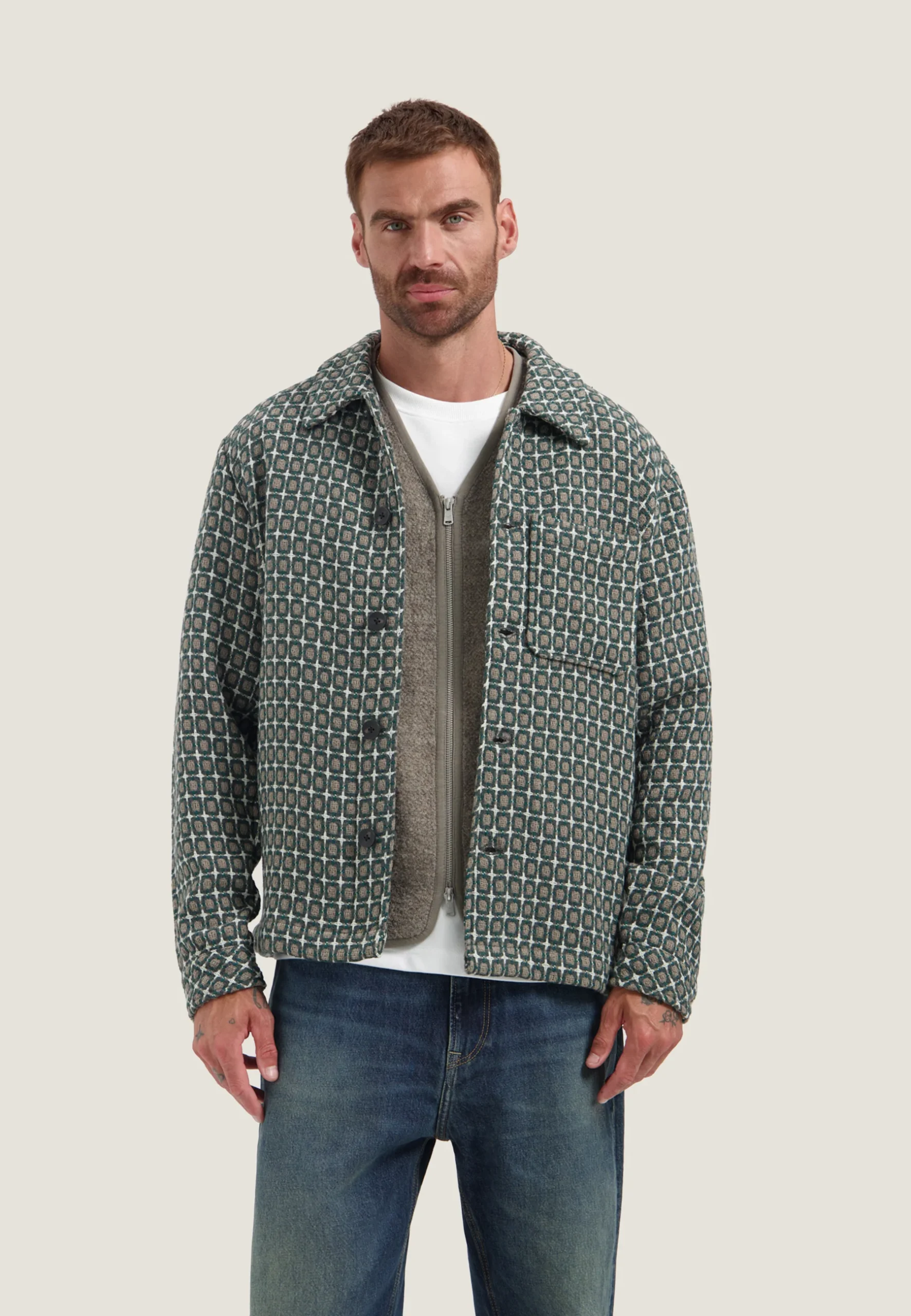 Dstrezzed Lino Golfball Overshirt - Afbeelding 5