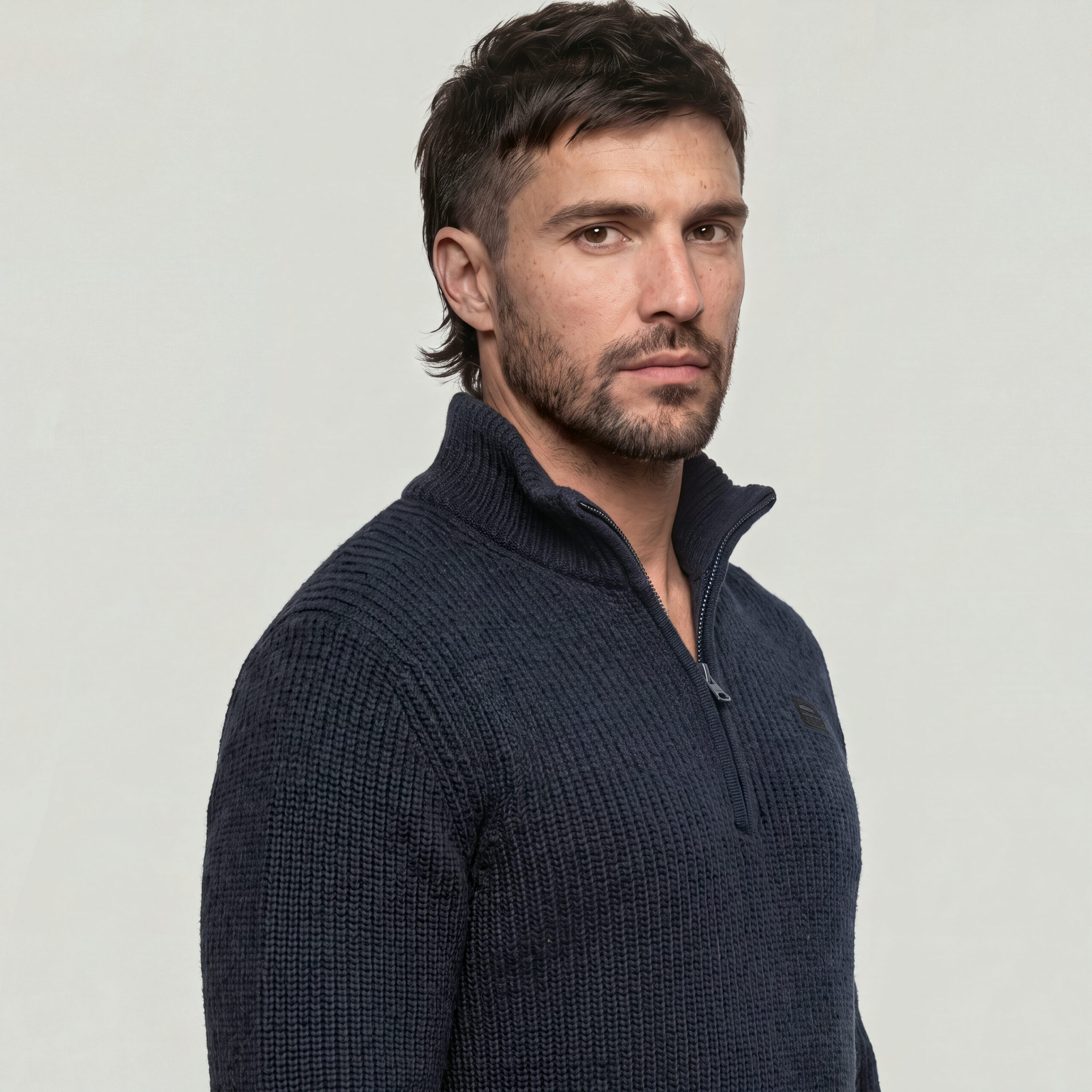 G-Star Double Collar Half Zip Trui - Afbeelding 3