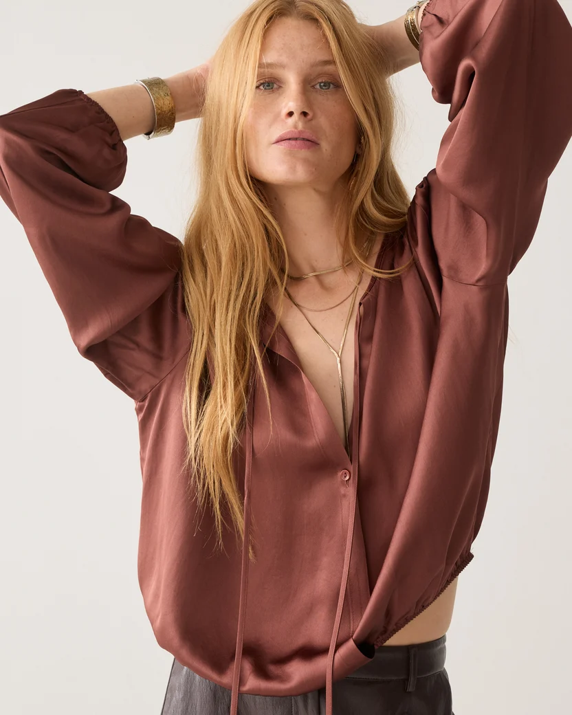 Summum Silky Top met Strik - Afbeelding 5