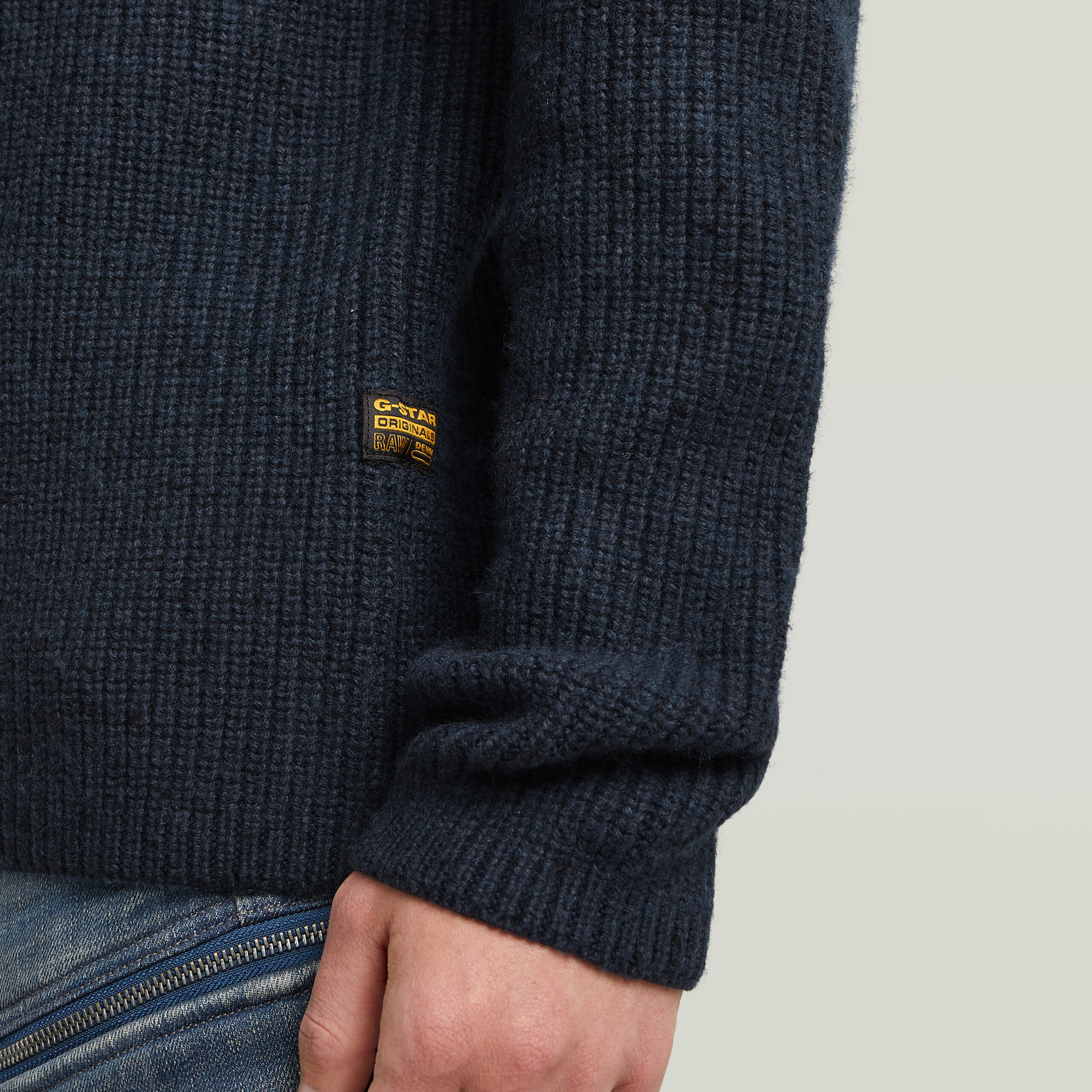 G-Star Double Collar Half Zip Trui - Afbeelding 4