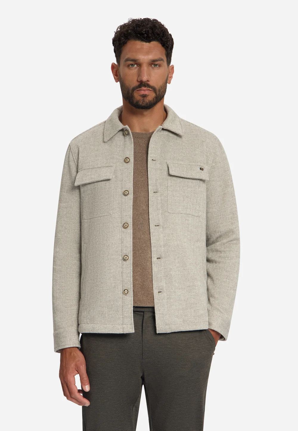 No Excess Overshirt met Wollook