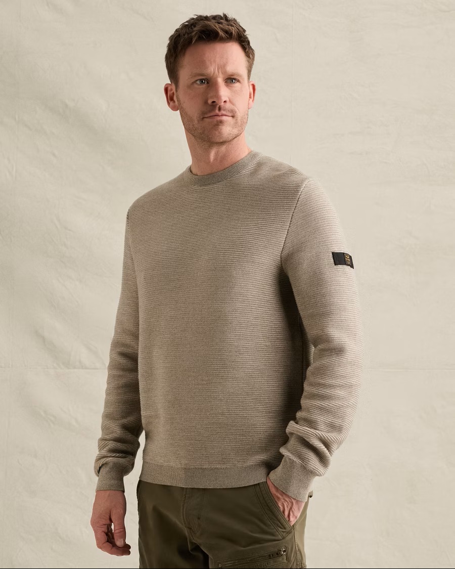 PME Legend Trui met Ribstructuur