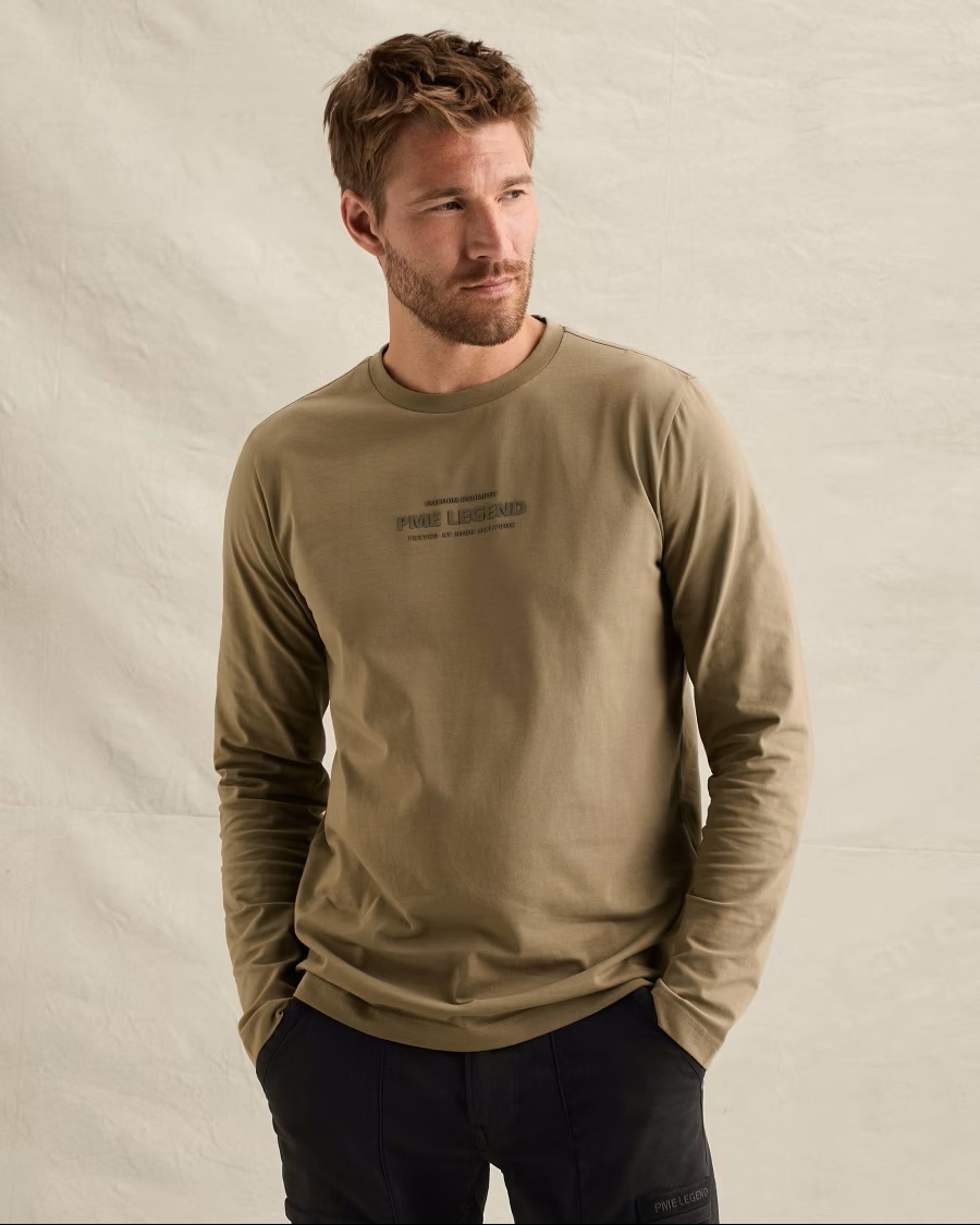 PME Legend T-Shirt Lange Mouw en Artwork