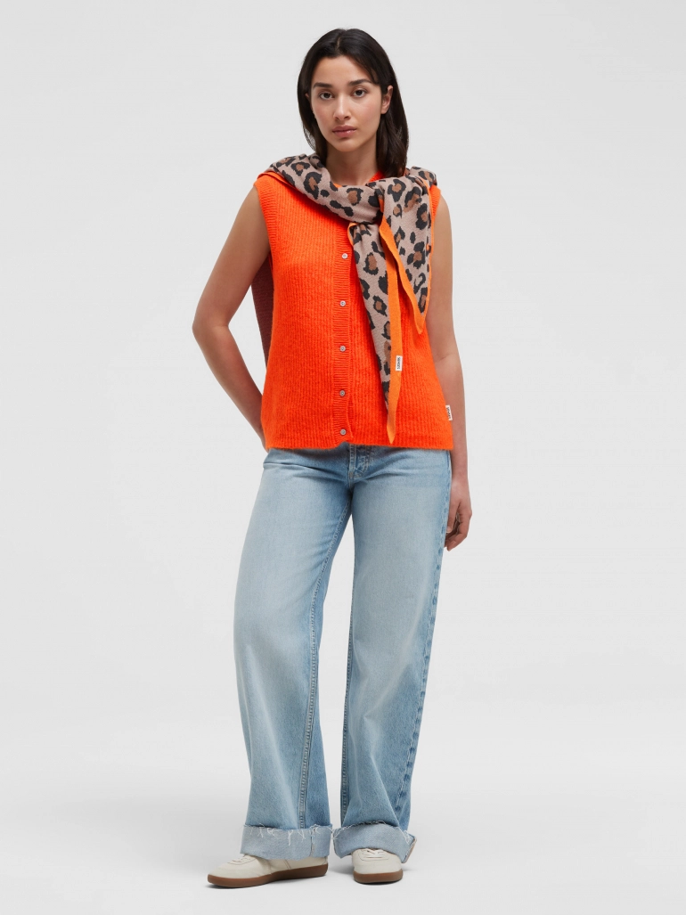 Senses The Label Gebreid Mouwloos Vest - Afbeelding 2