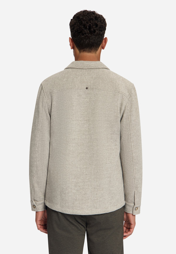 No Excess Overshirt met Wollook - Afbeelding 2