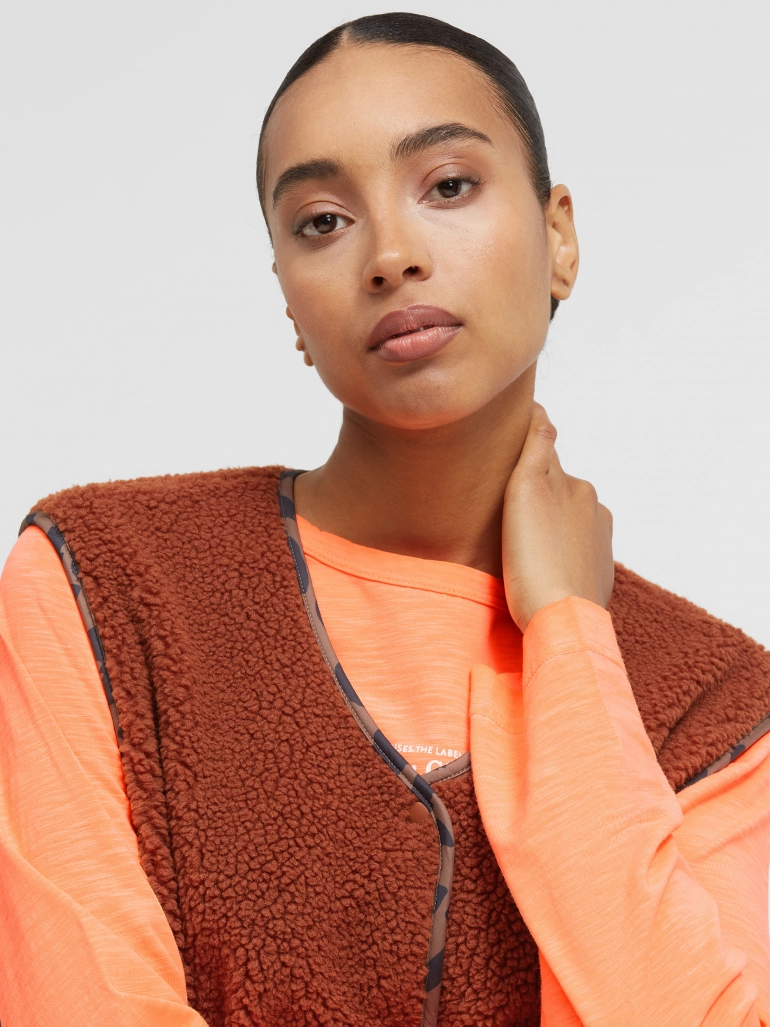 Senses The Label Sherpa-Look Vest - Afbeelding 3
