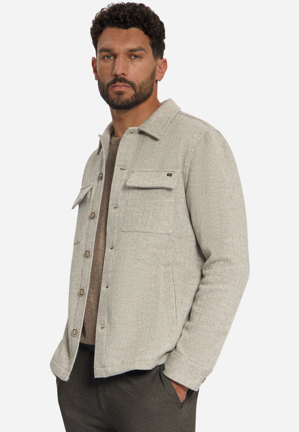 No Excess Overshirt met Wollook - Afbeelding 3