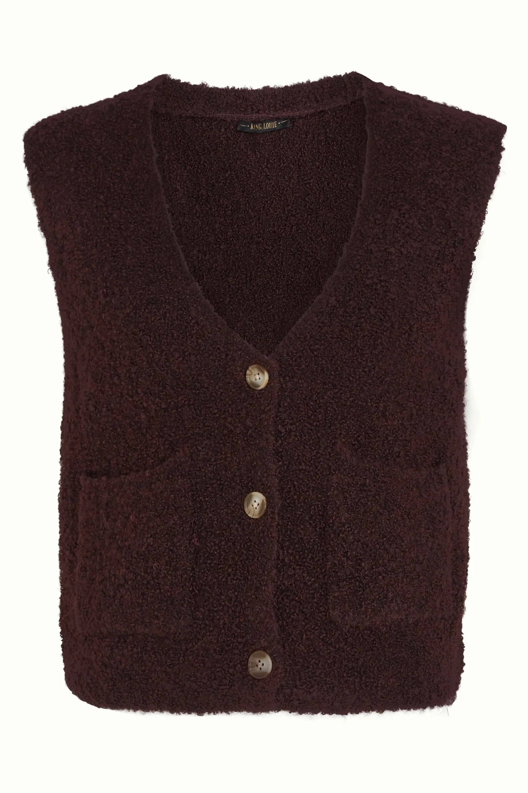 King Louie Vania Vest Boucle Knit - Afbeelding 4