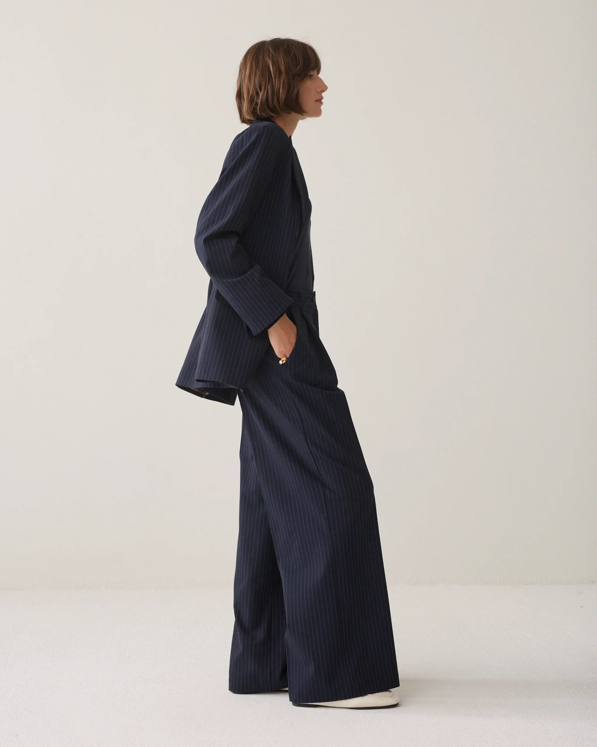 Summum Bandplooibroek Pinstripe - Afbeelding 4