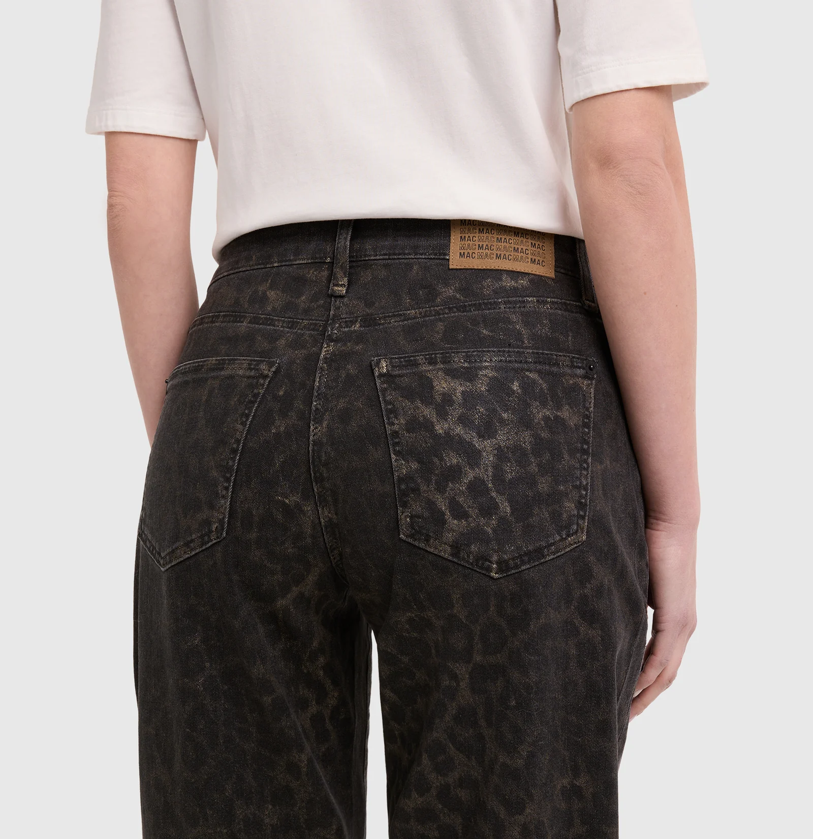 Mac Danni Barell Jeans Luipaard - Afbeelding 4