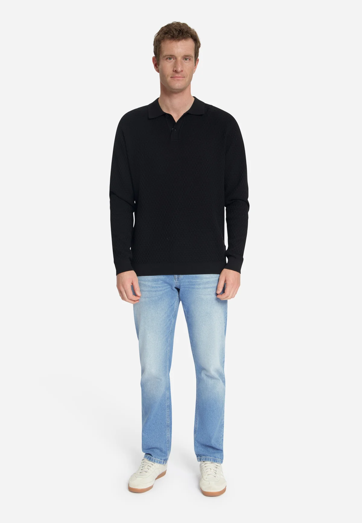 No Excess Polo Trui Jacquard - Afbeelding 4