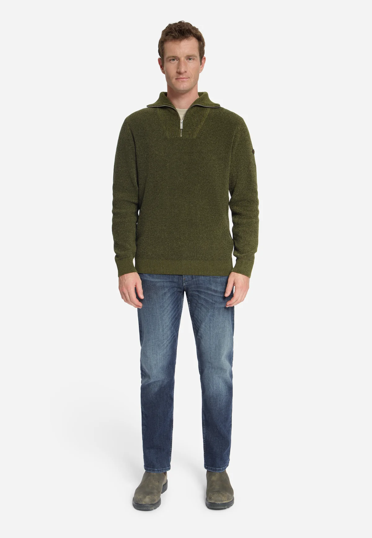 No Excess Zachte Half-Zip Trui - Afbeelding 4