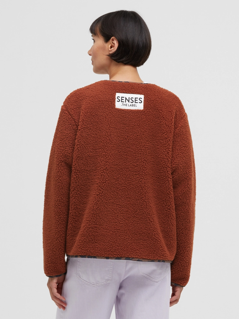 Senses The Label Sherpa Fleece Jacket - Afbeelding 4