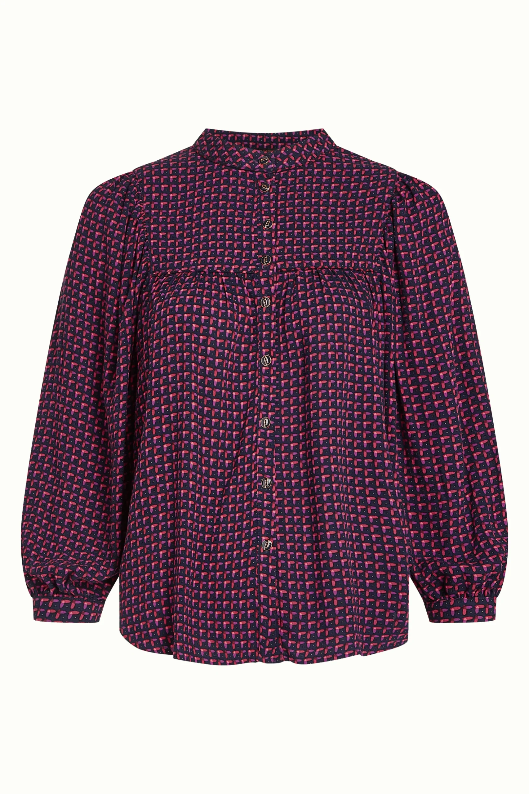 King Louie Leslie Blouse Chartre - Afbeelding 4