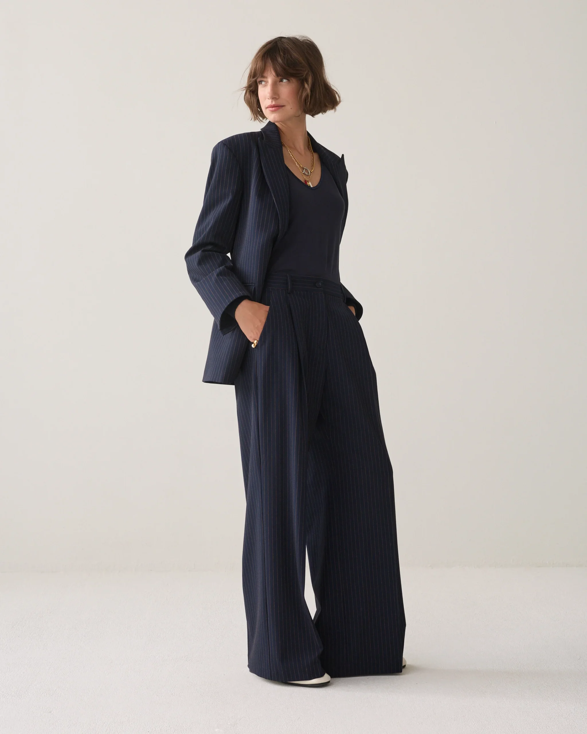 Summum Bandplooibroek Pinstripe - Afbeelding 5