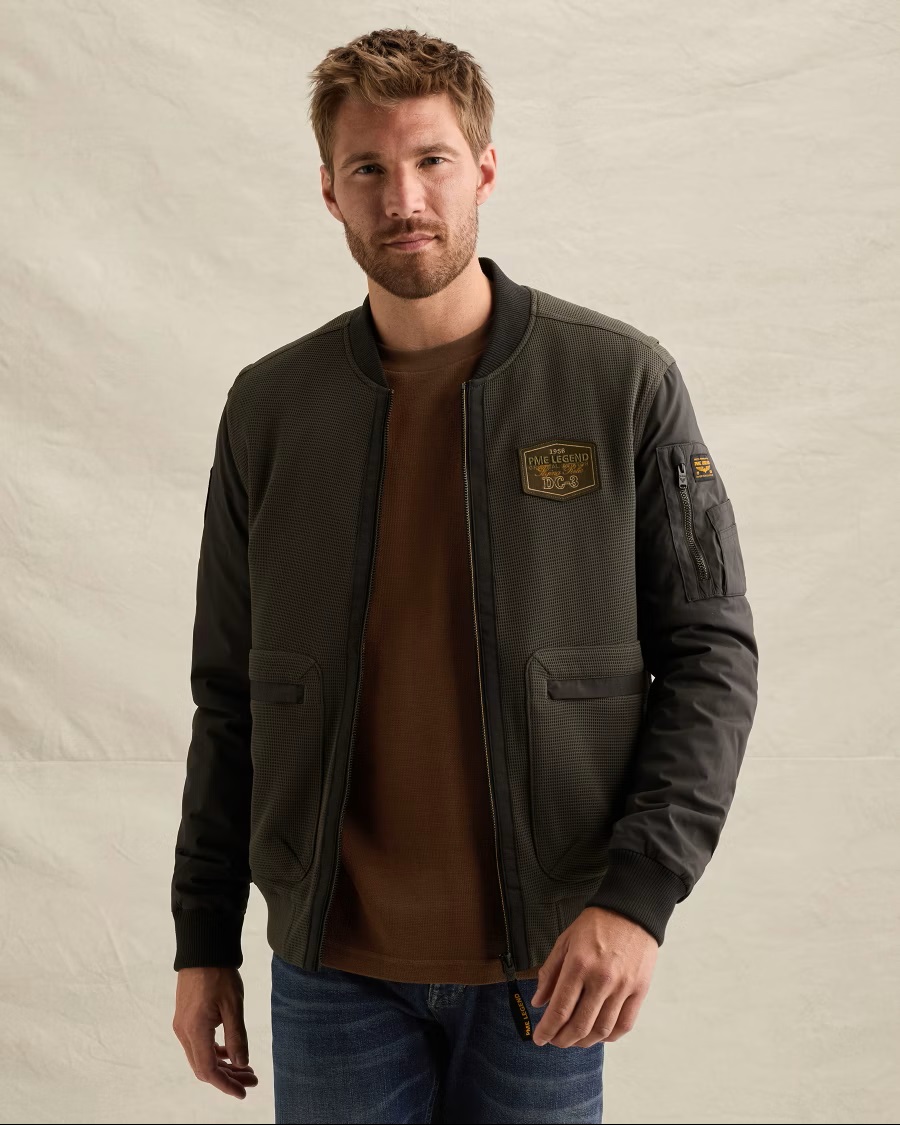 PME Legend Hybrid Jacket met Badges