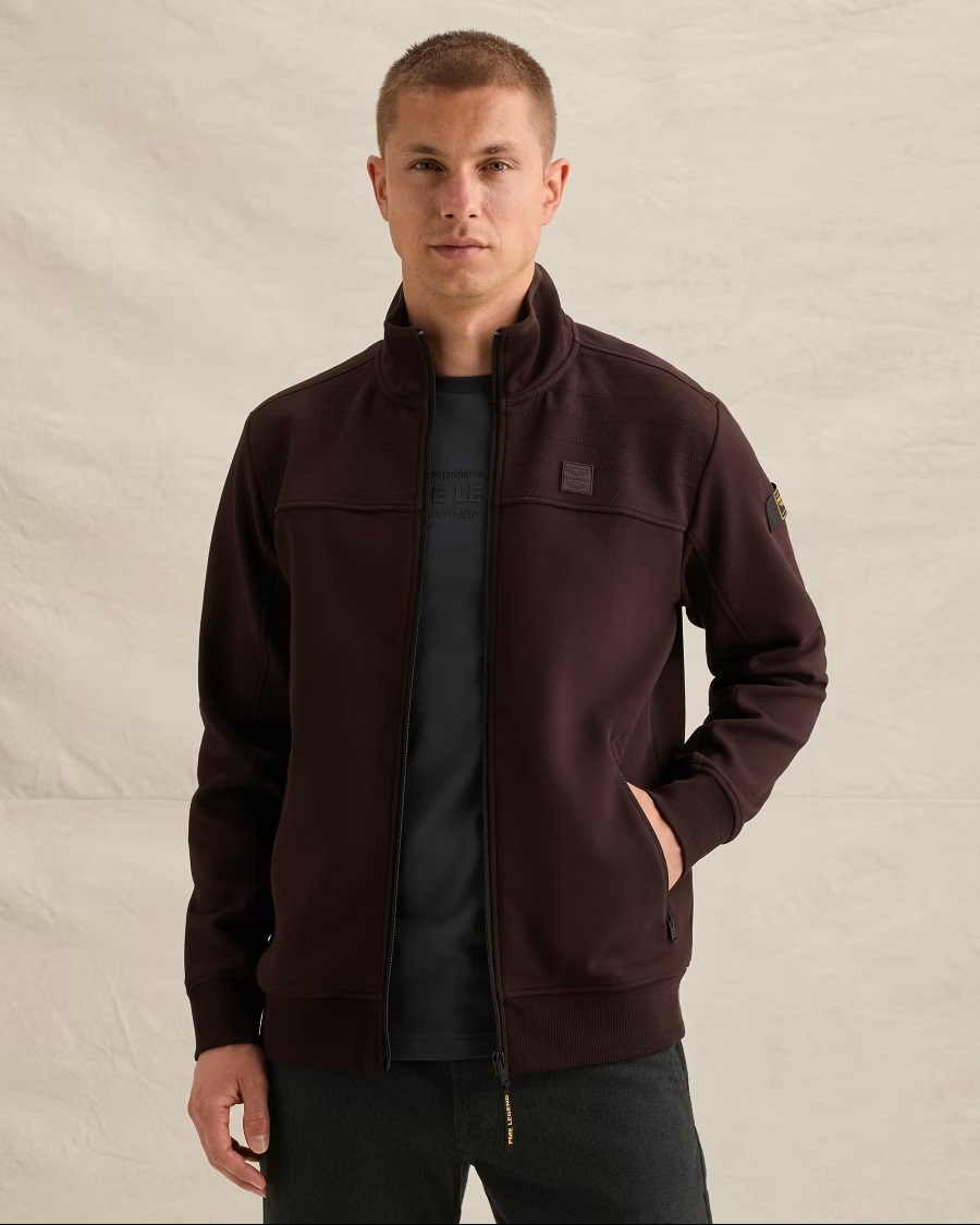 PME Legend Sweatvest met Hoge Kraag